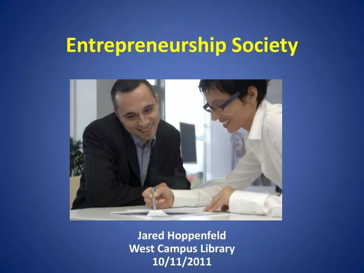 entrepreneurship society