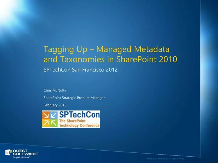 tagging up managed metadata and taxonomies in sharepoint 2010