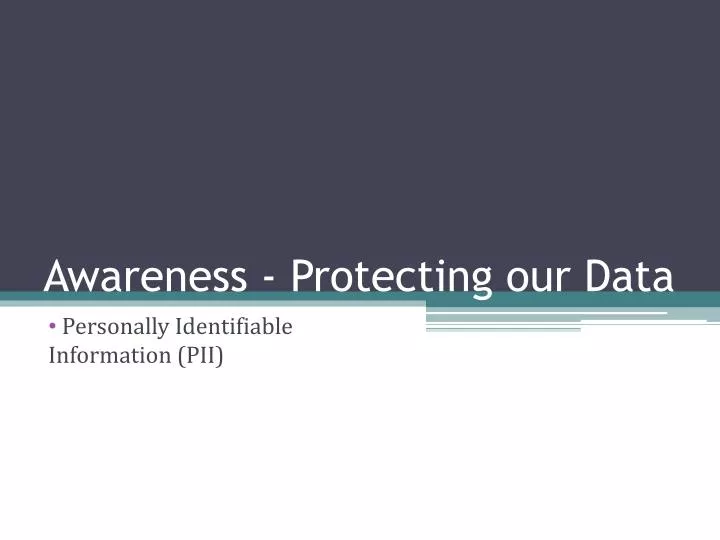 awareness protecting our data
