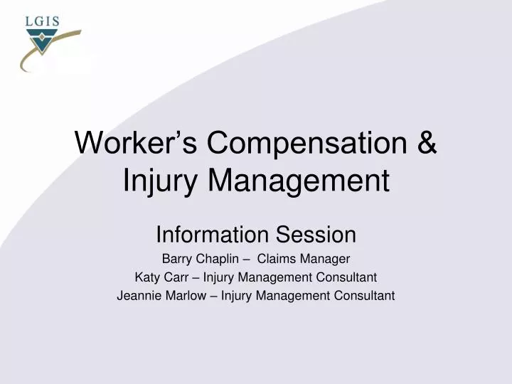 worker s compensation injury management