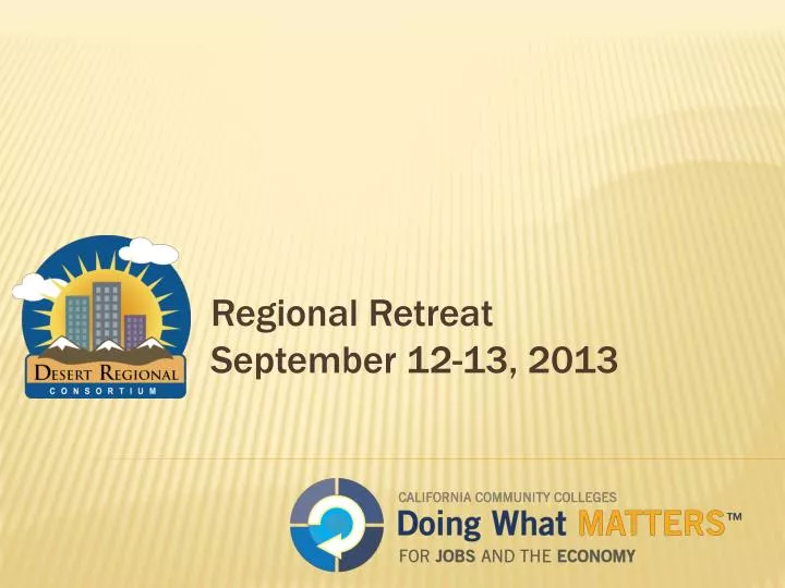 regional retreat september 12 13 2013