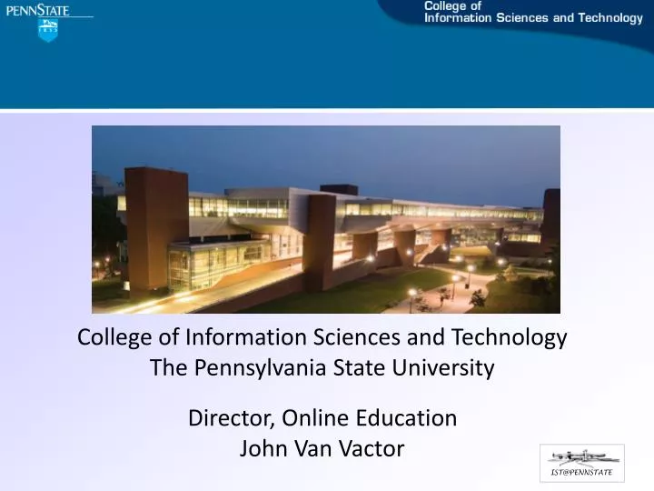 college of information sciences and technology the pennsylvania state university