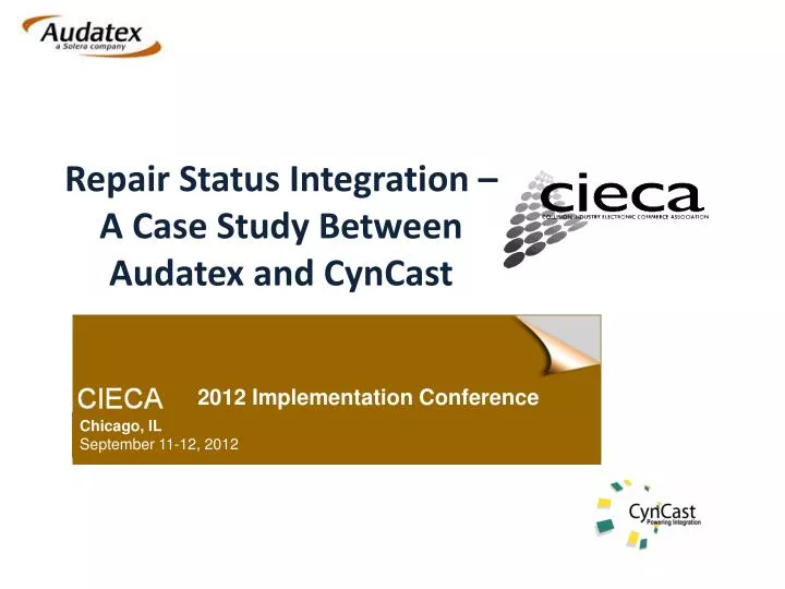 repair status integration a case study between audatex and cyncast