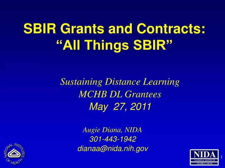 sbir grants and contracts all things sbir