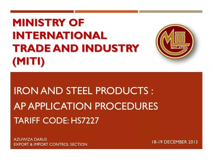 ministry of international trade and industry miti
