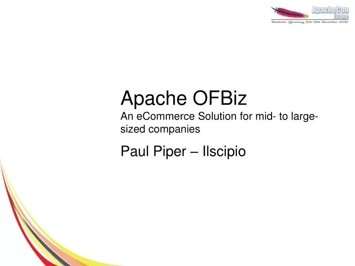 apache ofbiz an ecommerce solution for mid to large sized companies