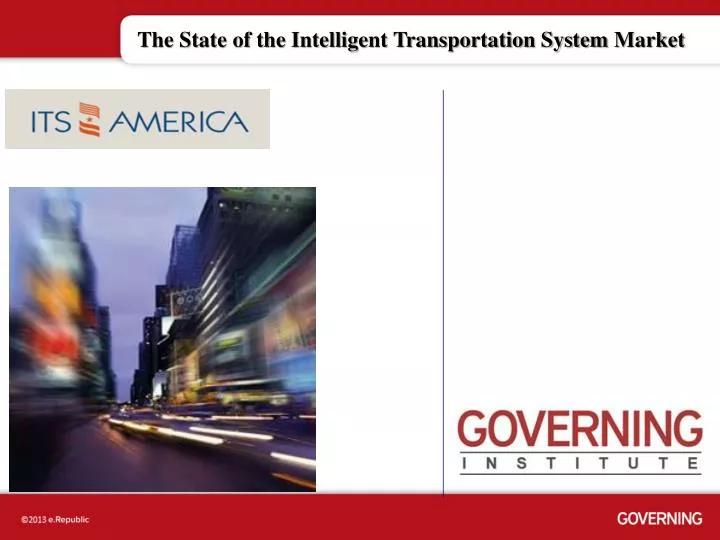 the state of the intelligent transportation system market