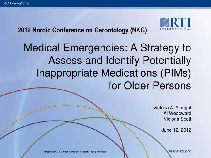 2012 nordic conference on gerontology nkg