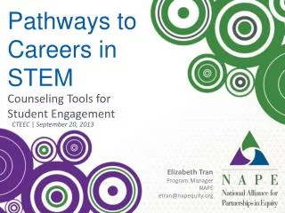 Pathways to Careers in STEM