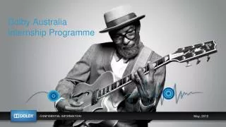 Dolby Australia Internship Programme