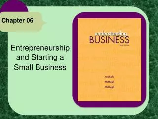 Entrepreneurship and Starting a Small Business