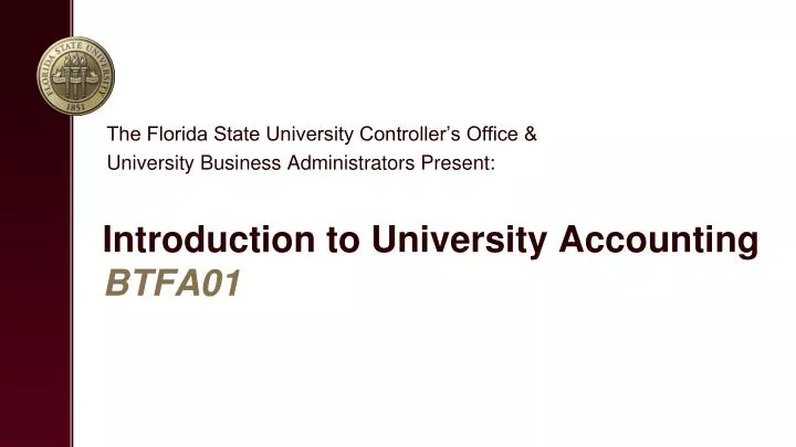 introduction to university accounting btfa01