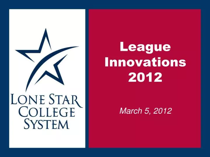 league innovations 2012