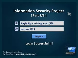 Single Sign-on Integration (SSI)