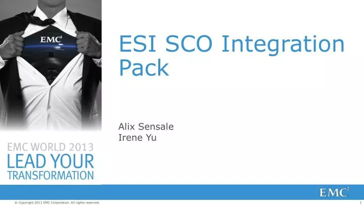 esi sco integration pack