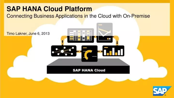 sap hana cloud platform connecting business applications in the cloud with on premise