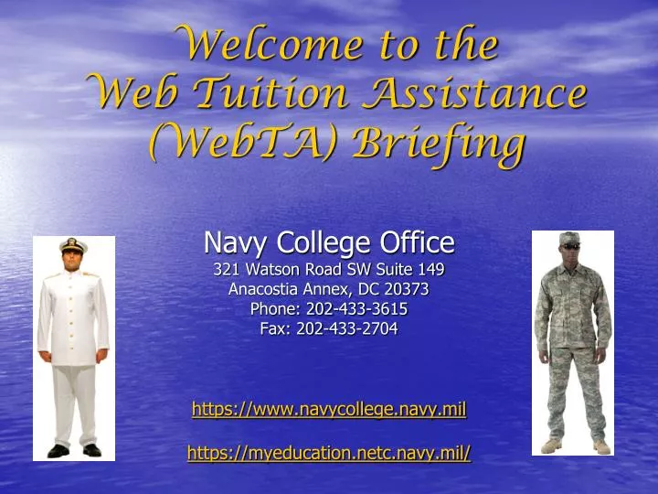 welcome to the web tuition assistance webta briefing