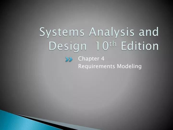 systems analysis and design 10 th edition