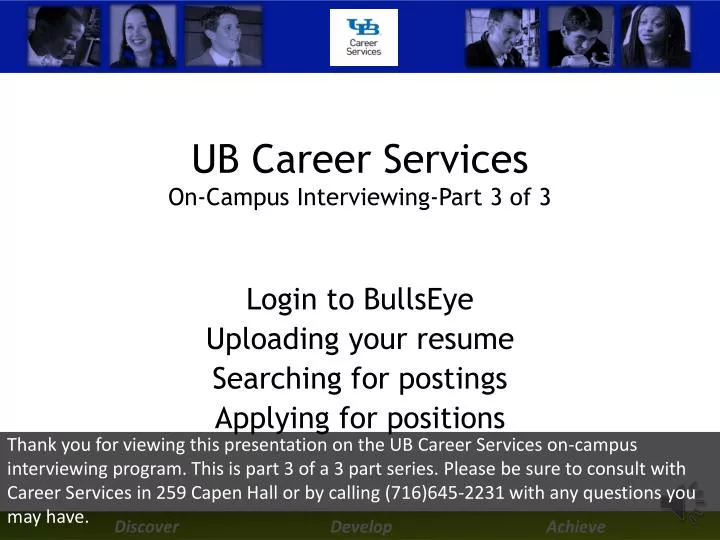 ub career services on campus interviewing part 3 of 3