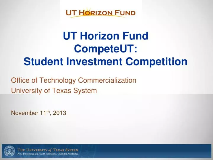 ut horizon fund competeut student investment competition