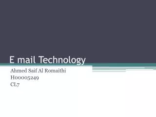 E mail Technology