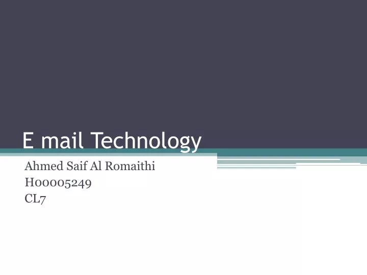 e mail technology