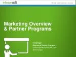 Marketing Overview &amp; Partner Programs - slide 1