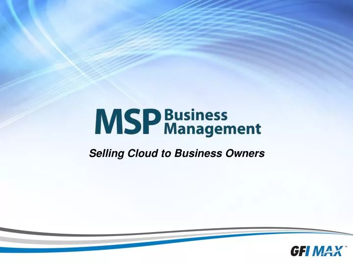 selling cloud to business owners