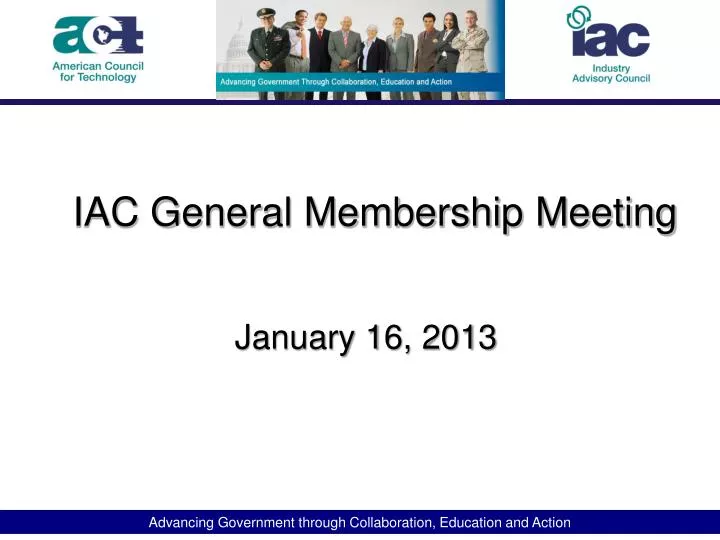 iac general membership meeting