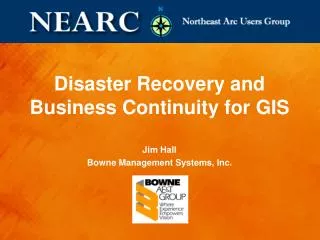 Disaster Recovery and Business Continuity for GIS