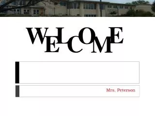 Mrs. Peterson
