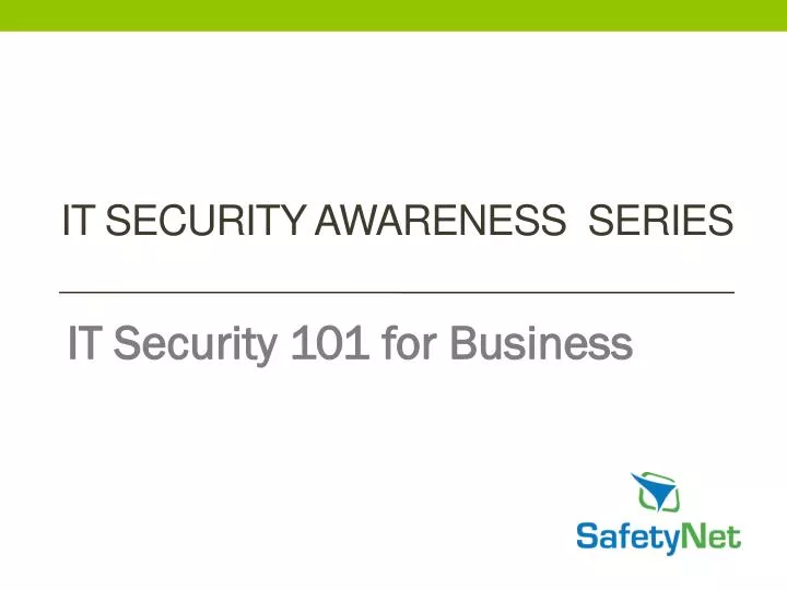 i t security awareness series