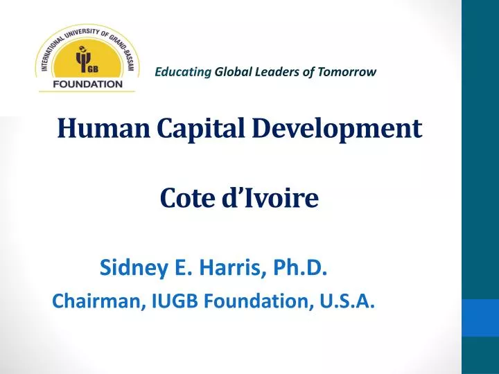 human capital development cote d ivoire