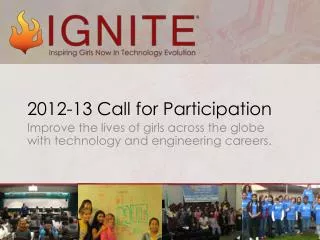 2012-13 Call for Participation