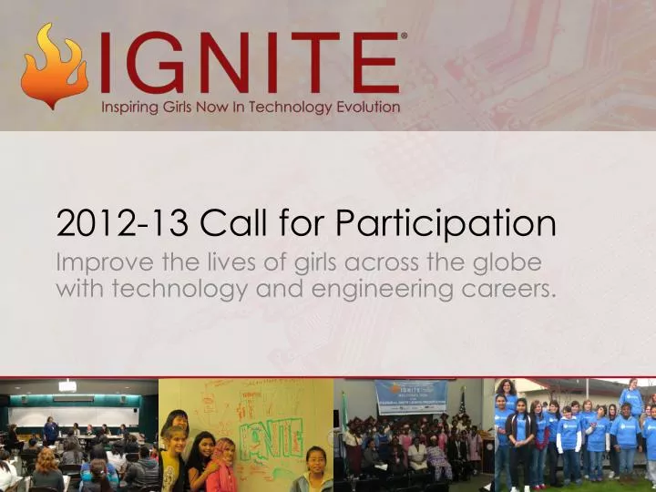 2012 13 call for participation