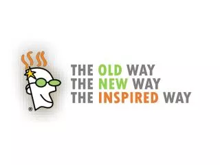 The Old Way The New Way The Inspired Way
