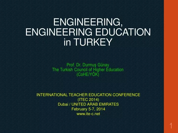 engineering eng i neering education in turkey