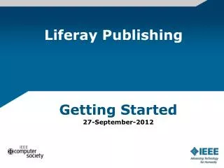 Liferay Publishing