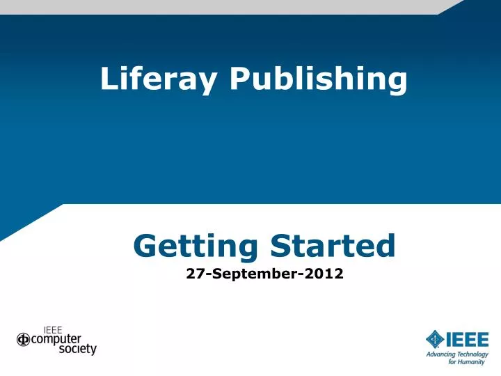liferay publishing