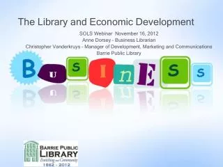 The Library and Economic Development