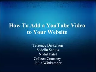 How To Add a YouTube Video to Your Website
