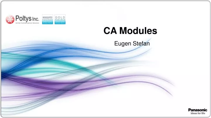 ca modules