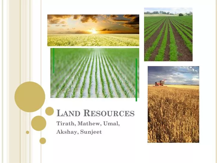 land resources