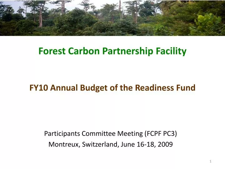 forest carbon partnership facility