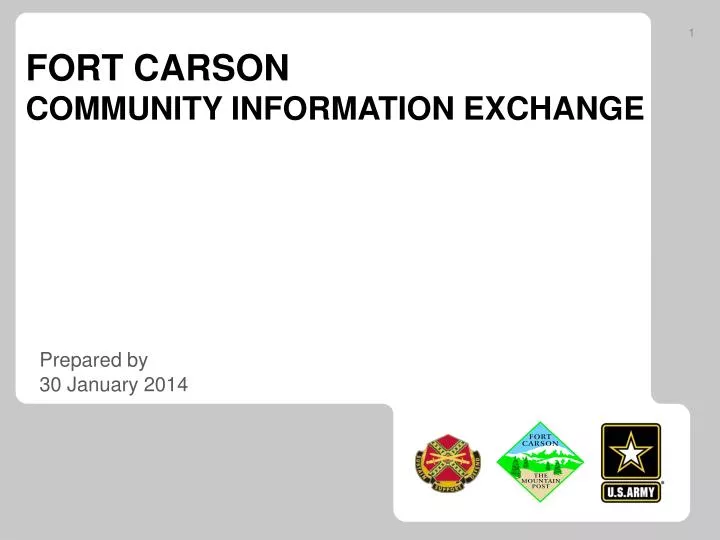 fort carson community information exchange