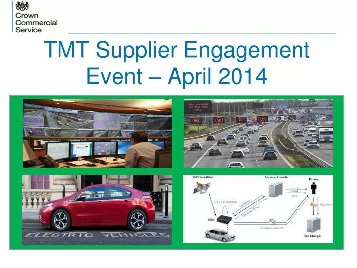tmt supplier engagement event april 2014