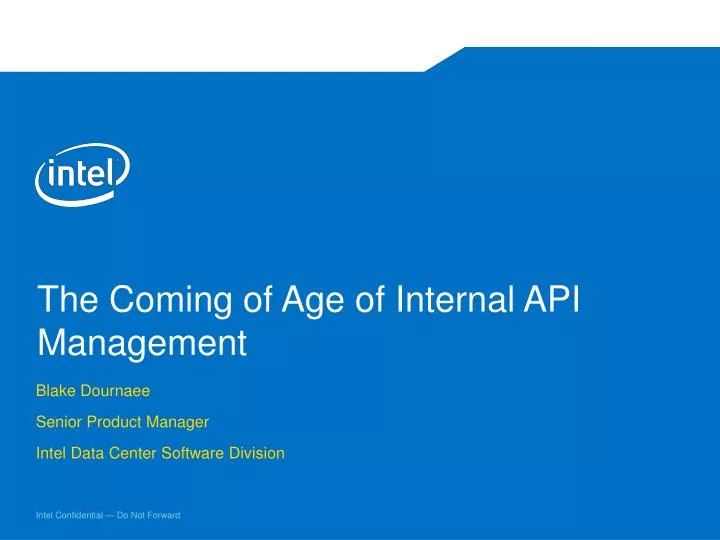 the coming of age of internal api management