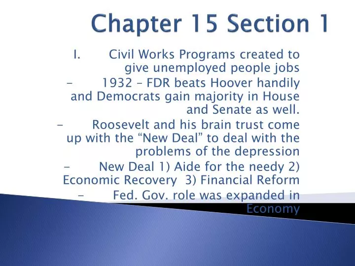 chapter 15 section 1