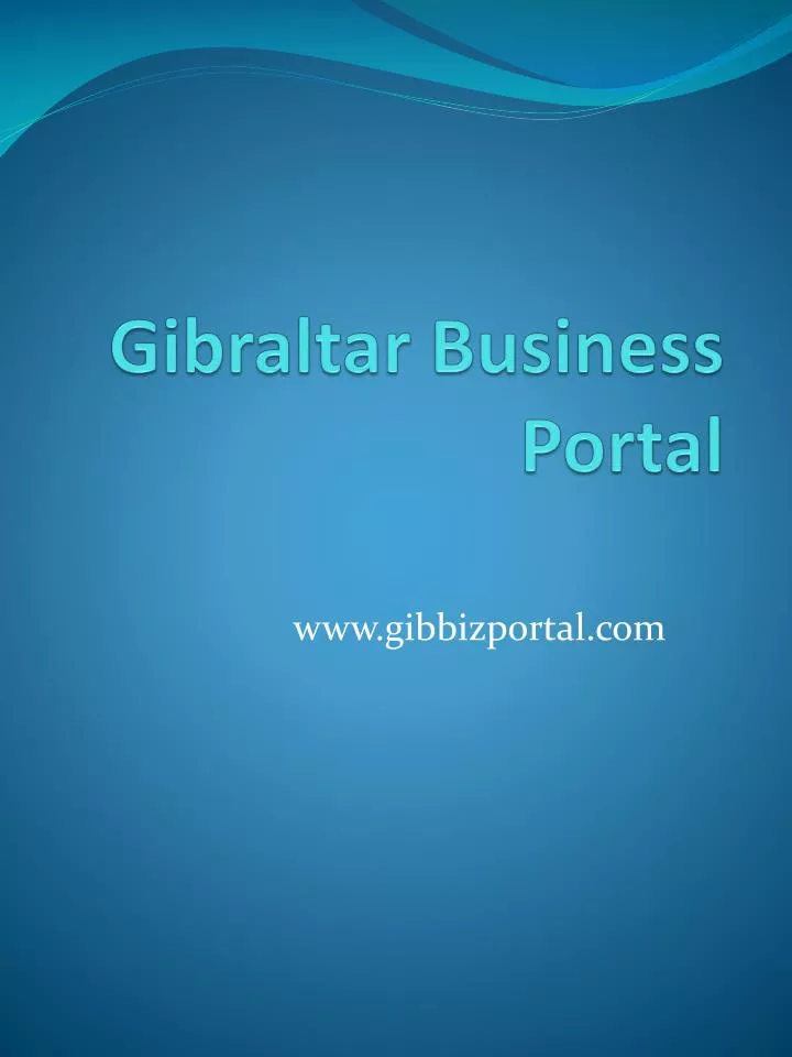 gibraltar business portal