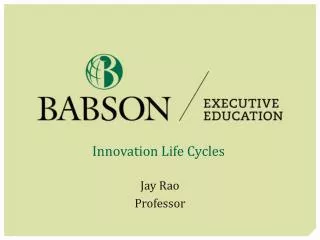 Innovation Life Cycles